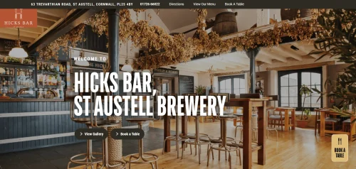 St Austell Brewery Visitor Centre & Hicks Bar