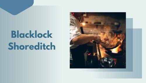 Blacklock Shoreditch - best restaurants shoreditch