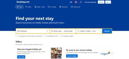 Booking.com - best travel sites