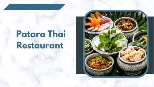 Patara Thai Restaurant - best thai restaurant london