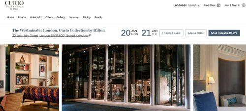 The Westminster London, Curio Collection by Hilton