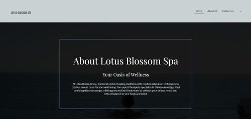 6. Lotus Blossom Spa