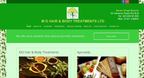 M G Hair & Body Treatments Ltd Seven Kings