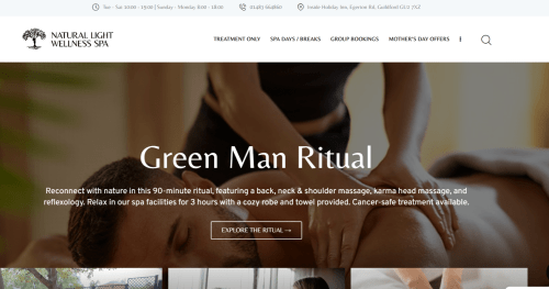 Natural-Light Wellness Spa