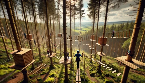 What is Go Ape Buxton Derbyshire