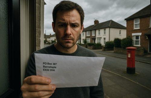 Why Are You Receiving Letters from PO Box 387 Barnstaple EX32 2HA