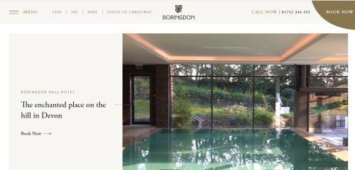 2. Boringdon Hall Hotel and Spa – Historic Luxury Meets Modern Wellness