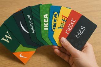 top 10 most popular gift cards uk
