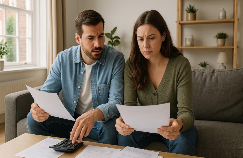 average electricity bill for 2 person household uk