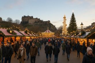 edinburgh christmas market 2025