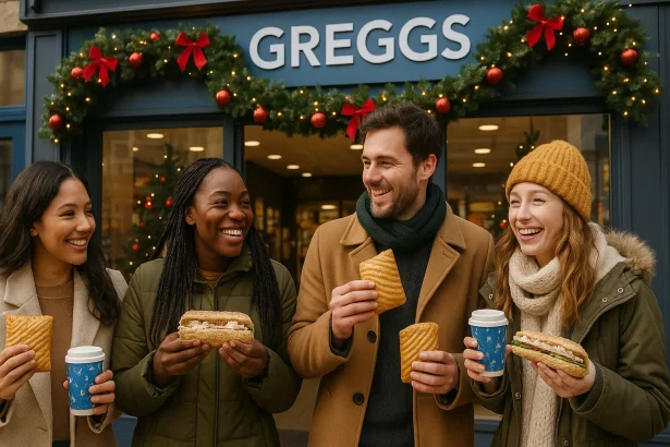 greggs christmas menu 2025