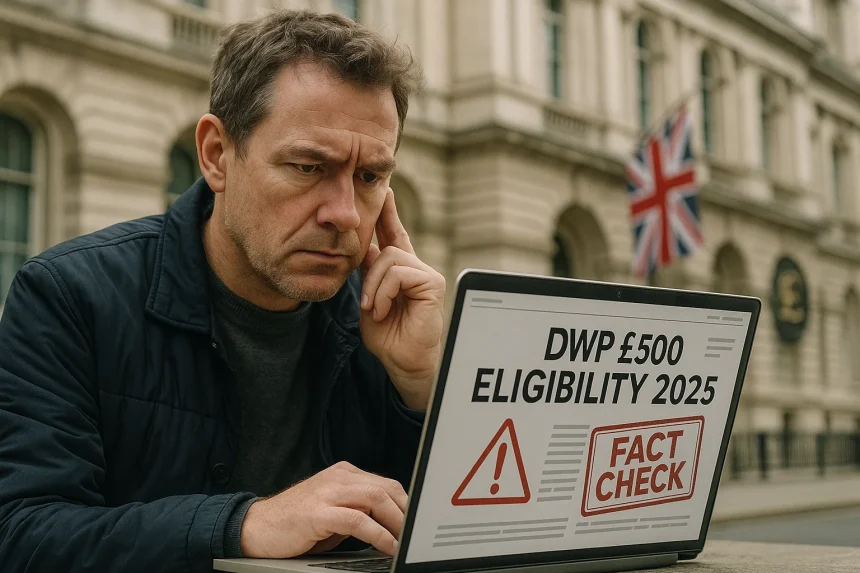 dwp £500 eligibility 2025