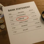 dwp sp on bank statement