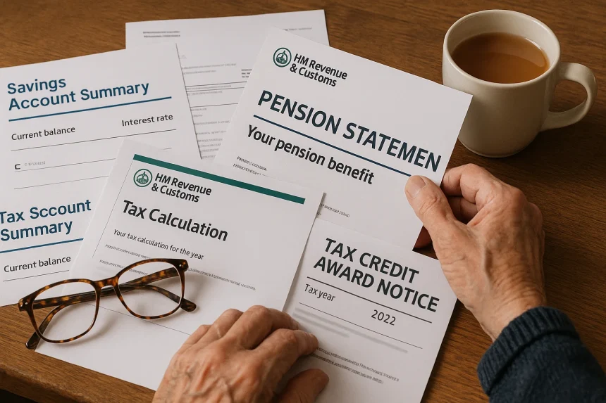 hmrc notices for uk pensioners savings
