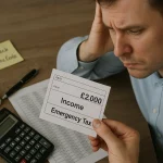 how much emergency tax will i pay on £2000