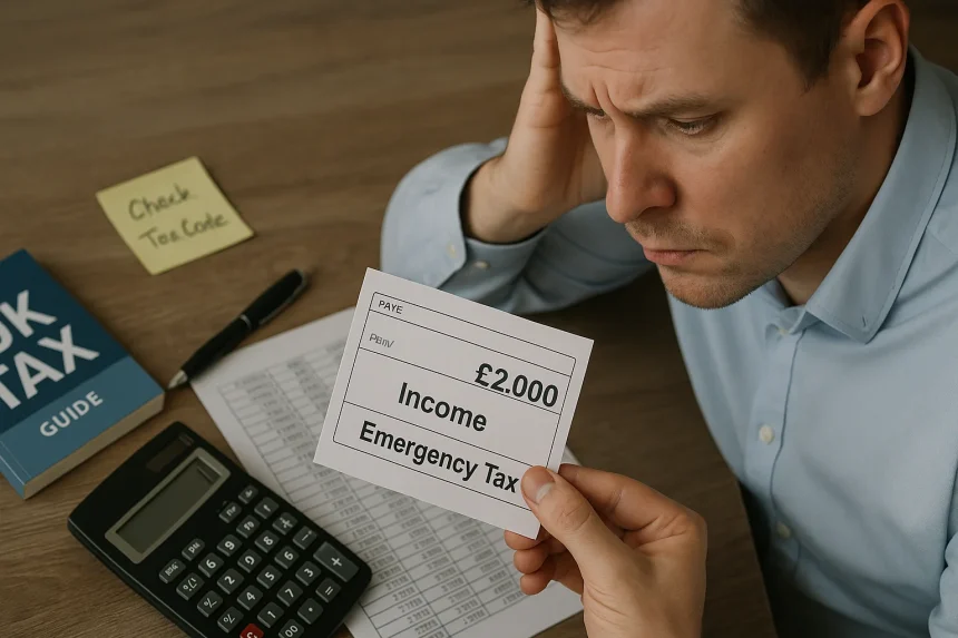 how much emergency tax will i pay on £2000