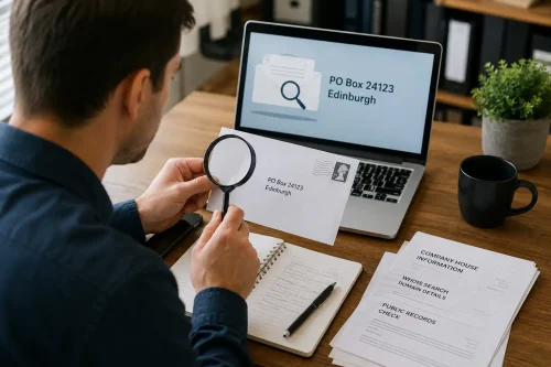 Understanding a Letter Sent from a PO Box Address