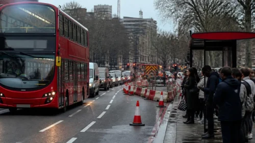 What disruptions can affect the 2 bus route