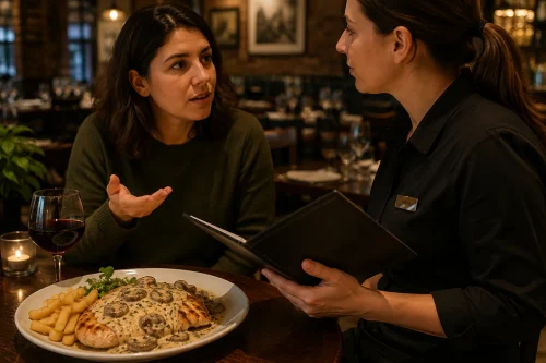 Ask a Restaurant to Make Pollo al Champignon