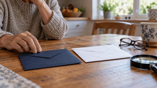 Dark Blue or Plain Envelopes